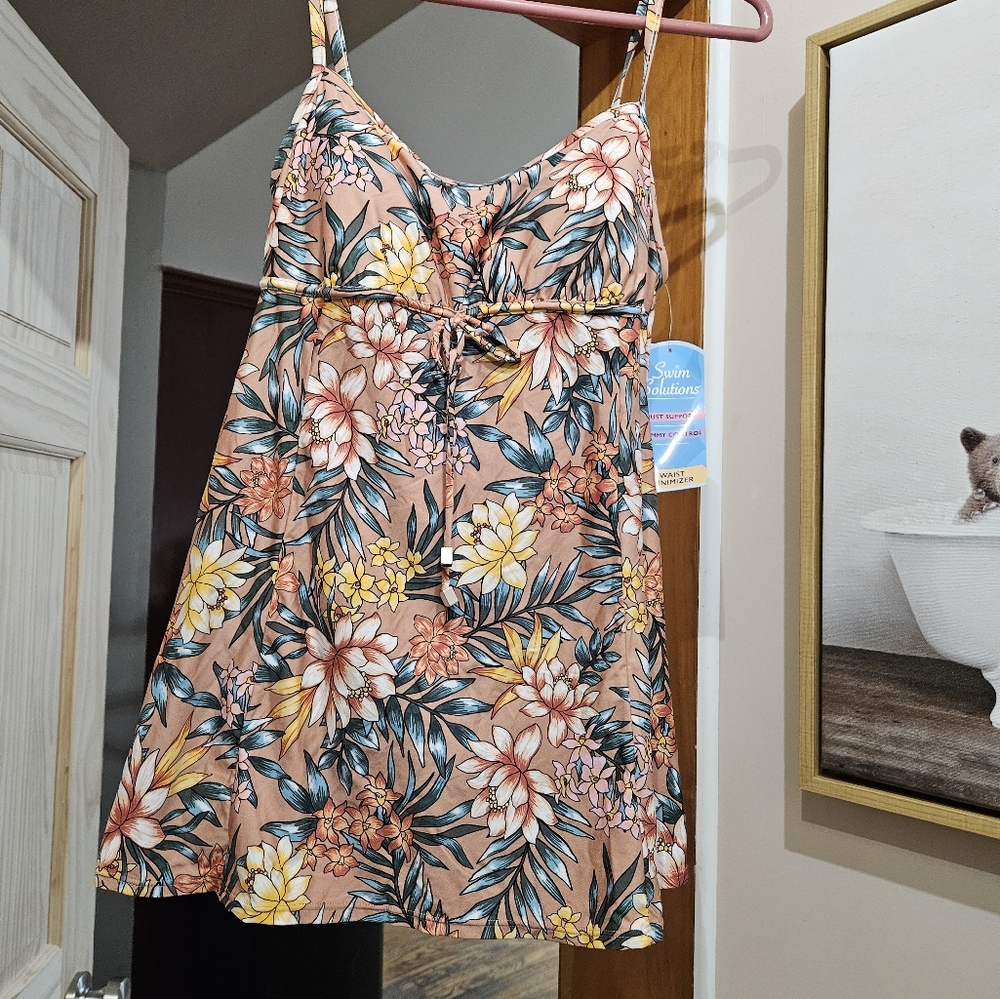 NWT Swim Solutions Size 10 One Piece Swim Suit